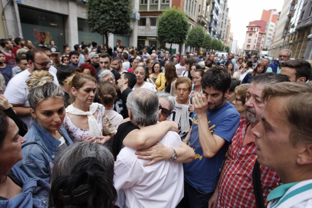 Concentración en Gijón