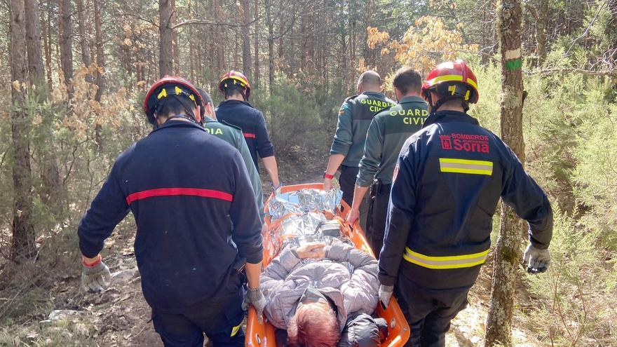 Rescatan a dos mujeres que sufrieron sendos accidentes en Covaleda (Soria)