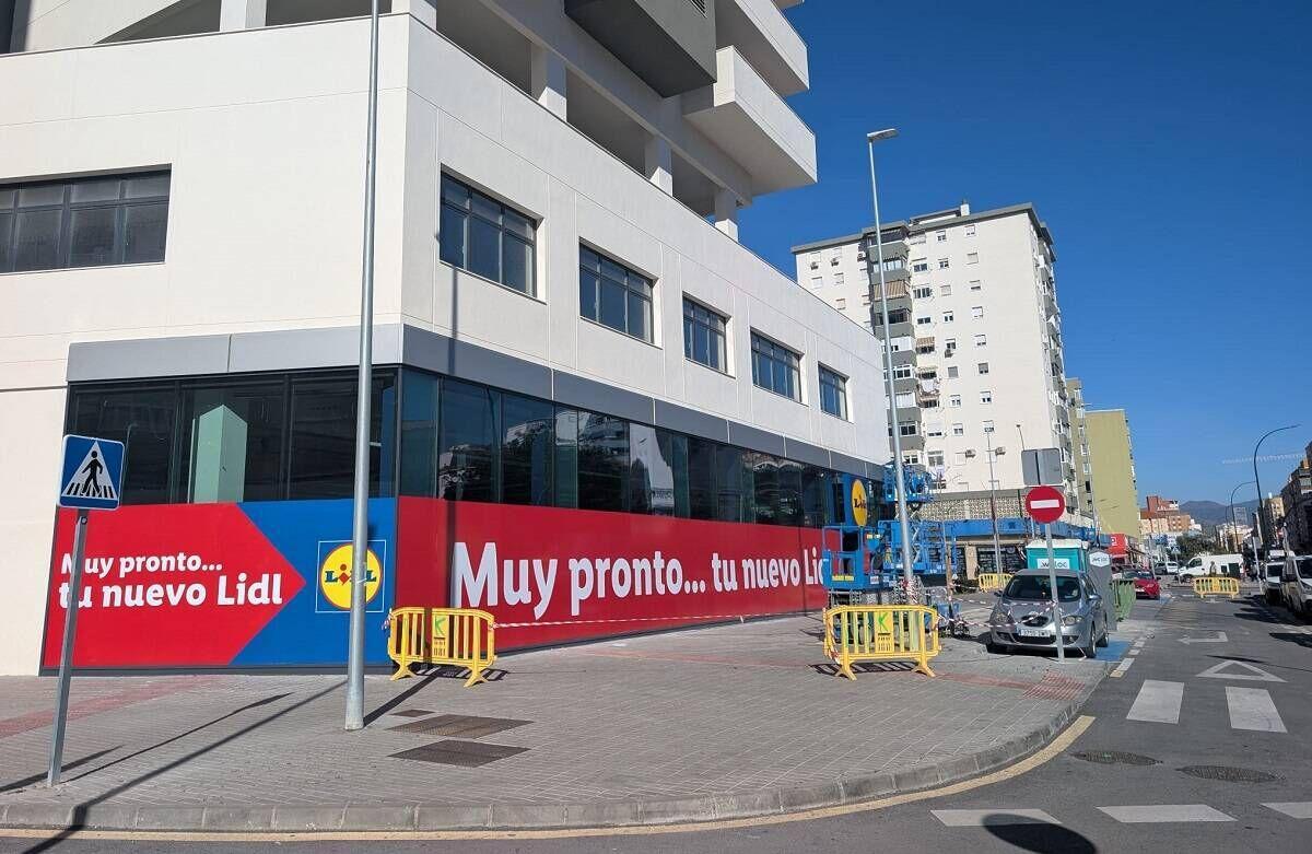 El nuevo Lidl de la avenida de Velázquez de Málaga, que abrirá sus puertas el 30 de enero