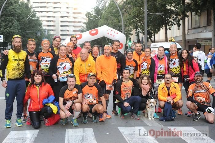 Salida Maratón y Media Maratón de Murcia