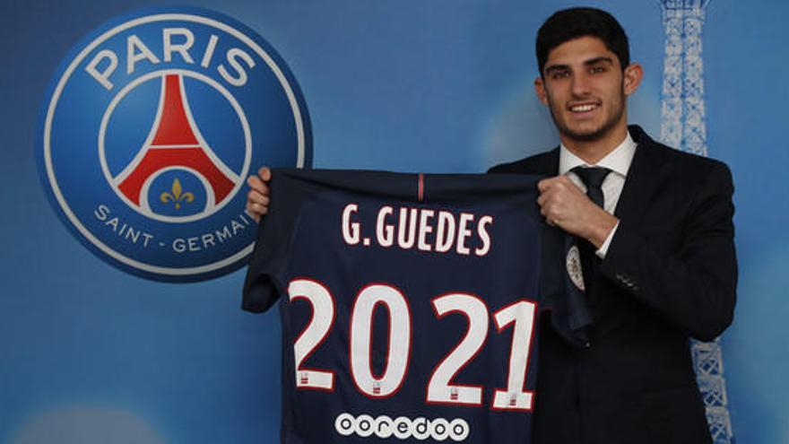 Gonzalo Guedes, con el PSG