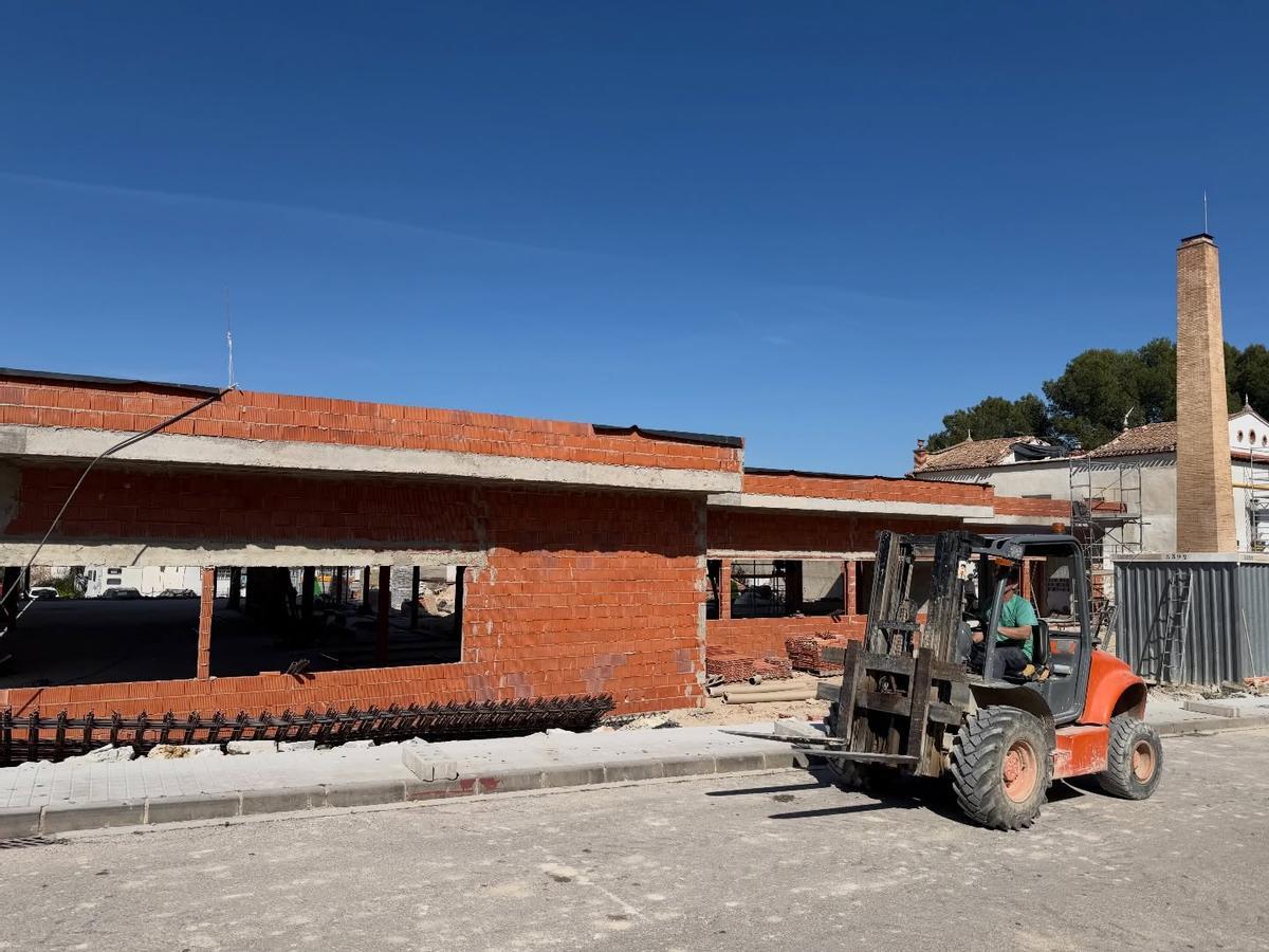 Construcción del centro de día de Albaida.