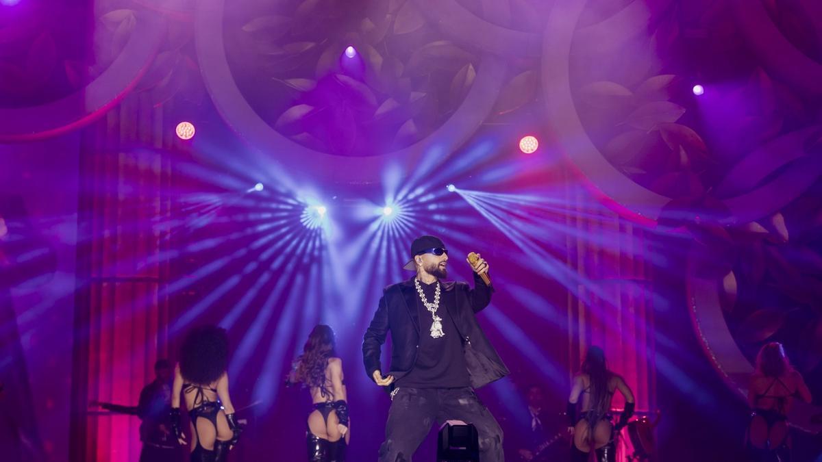 Maluma en concierto, en el Carnaval de Las Palmas de Gran Canaria