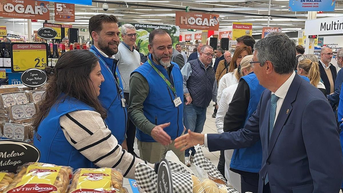 Inauguración de la campaña de Sabor a Málaga en el Carrefour ofrece 200 productos hasta el 1 de marzo