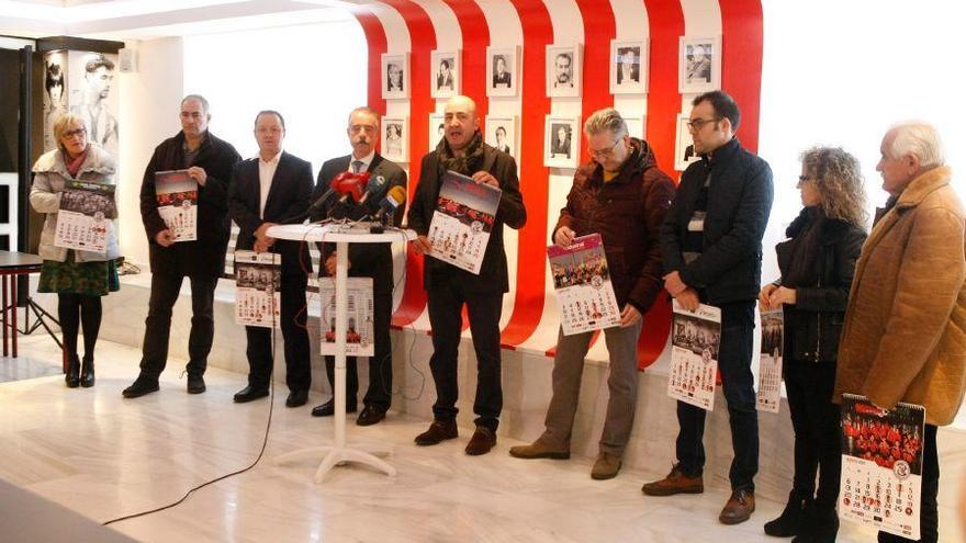 Presentación del calendario.