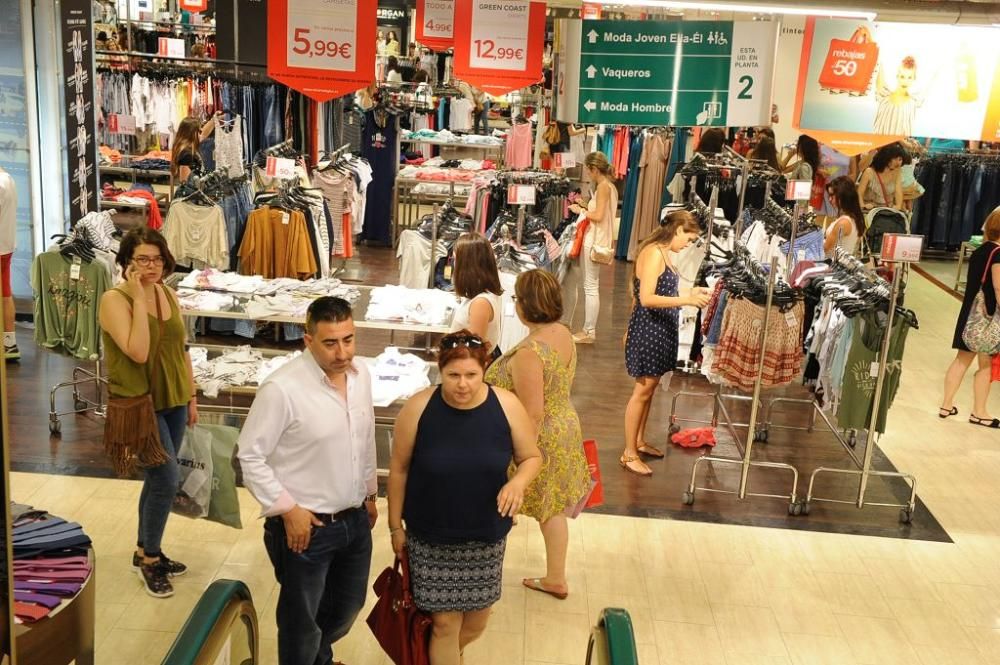 Comienzan las rebajas en Murcia