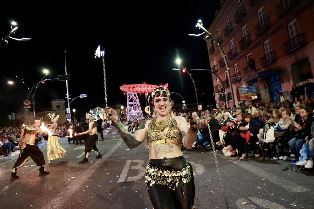 Desfile del Entierro de la Sardina de Murcia 2025.