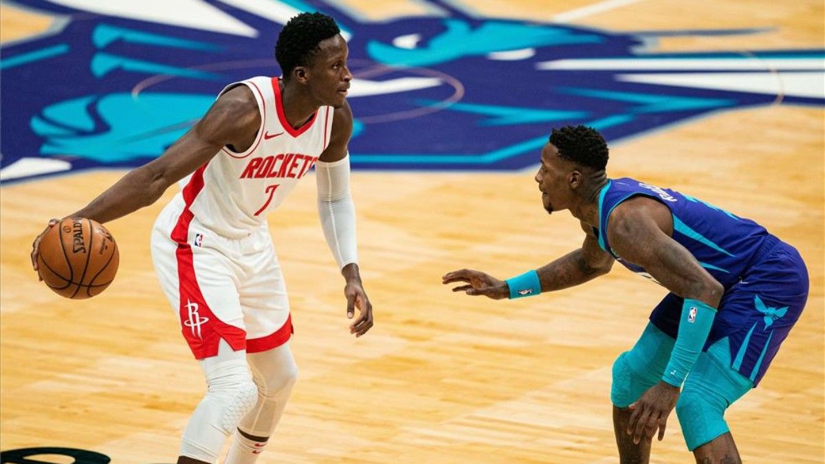 Oladipo, en un partido de los Rockets