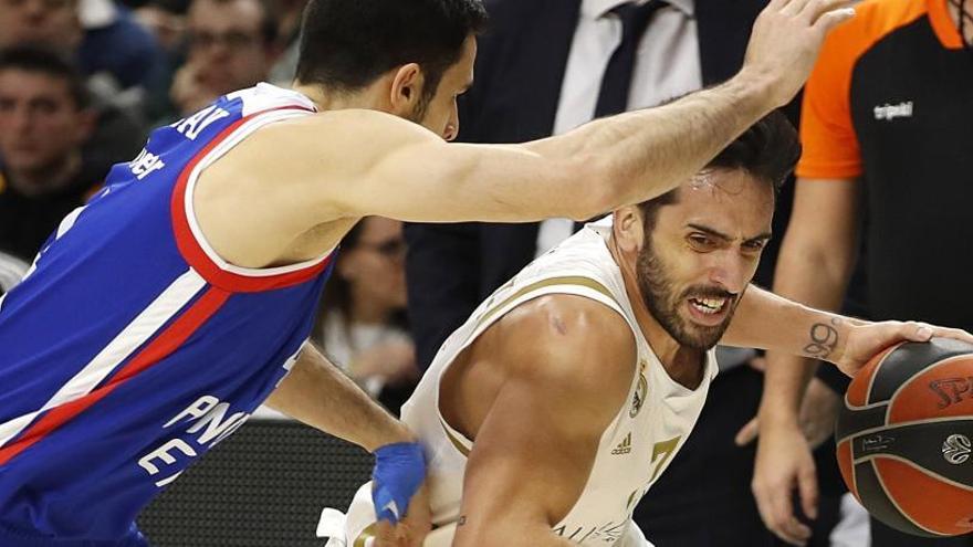 Un momento del Real Madrid-Andaolu Efes