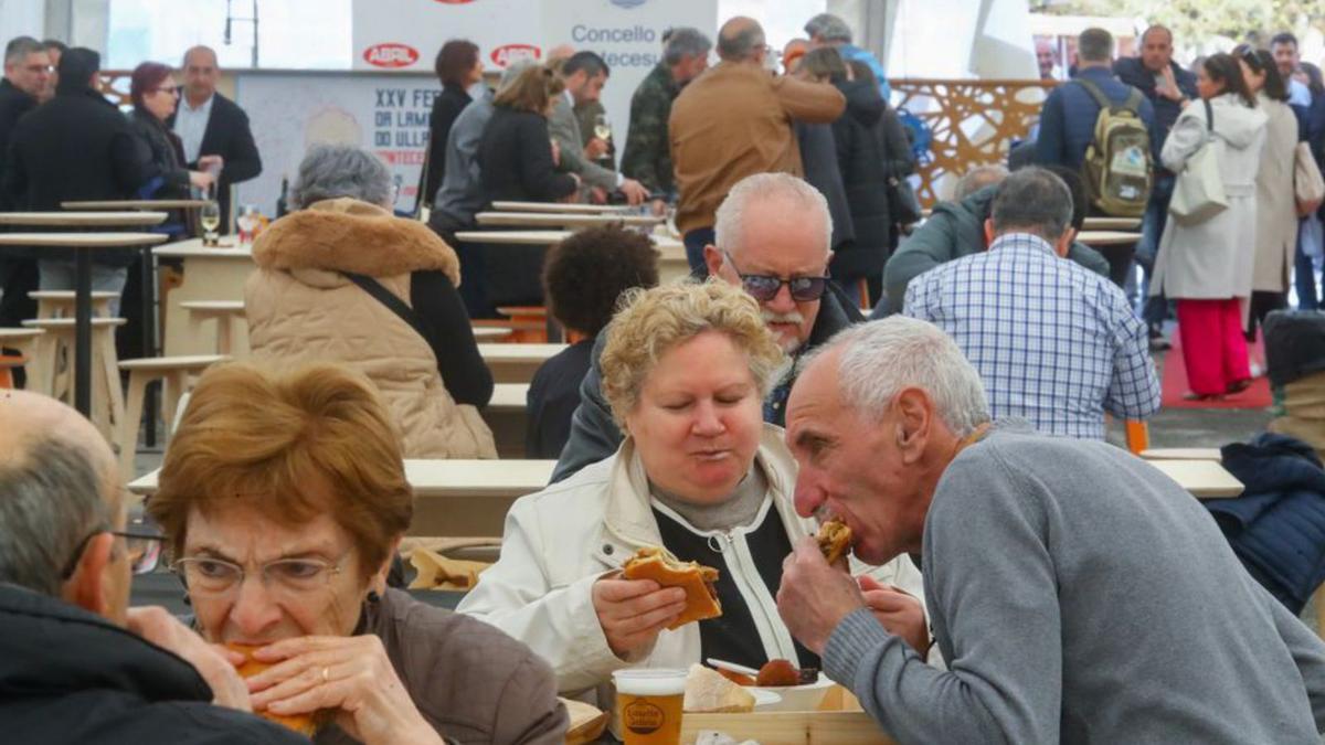 La empanada fue uno de los bocados del día.   | // IÑAKI ABELLA