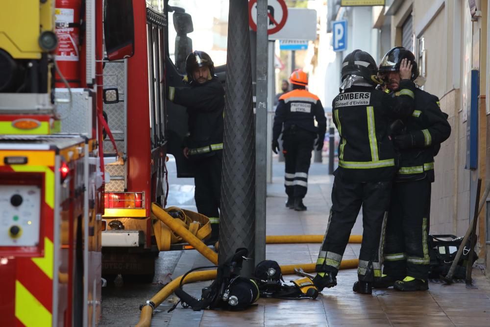 Incendio en Sant Antoni