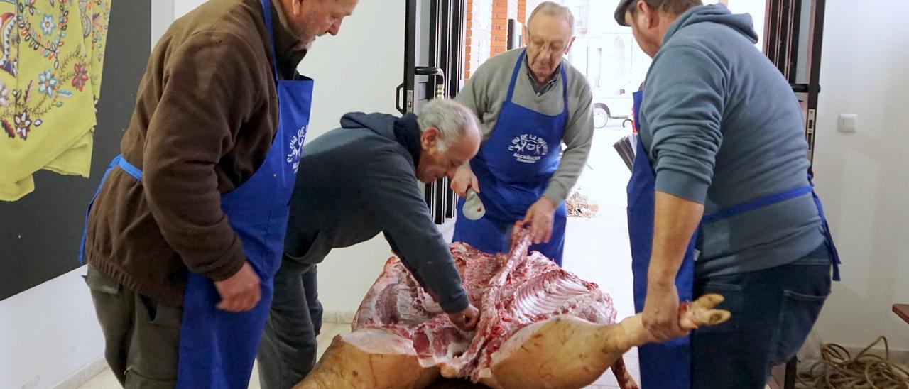 Matanza del cerdo en Alcañices