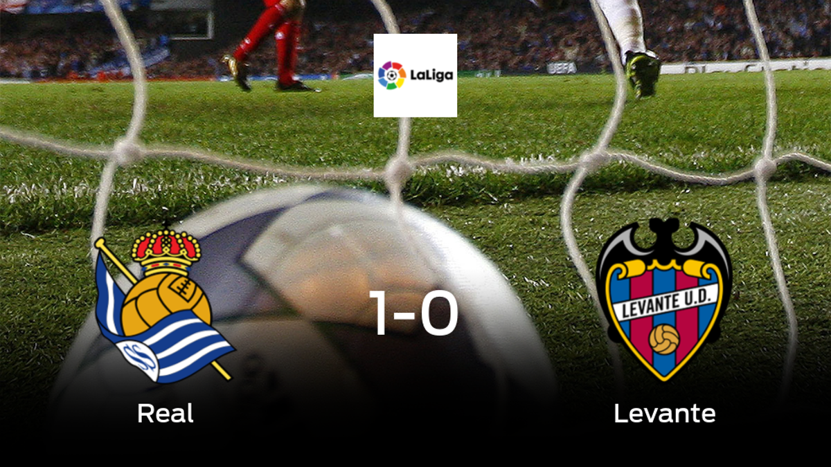 La Real Sociedad se impone por 1-0 al Levante