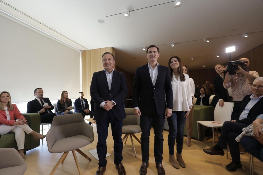 Albert Rivera presenta a Joan Mesquida como candidato de Ciudadanos al Congreso por Baleares