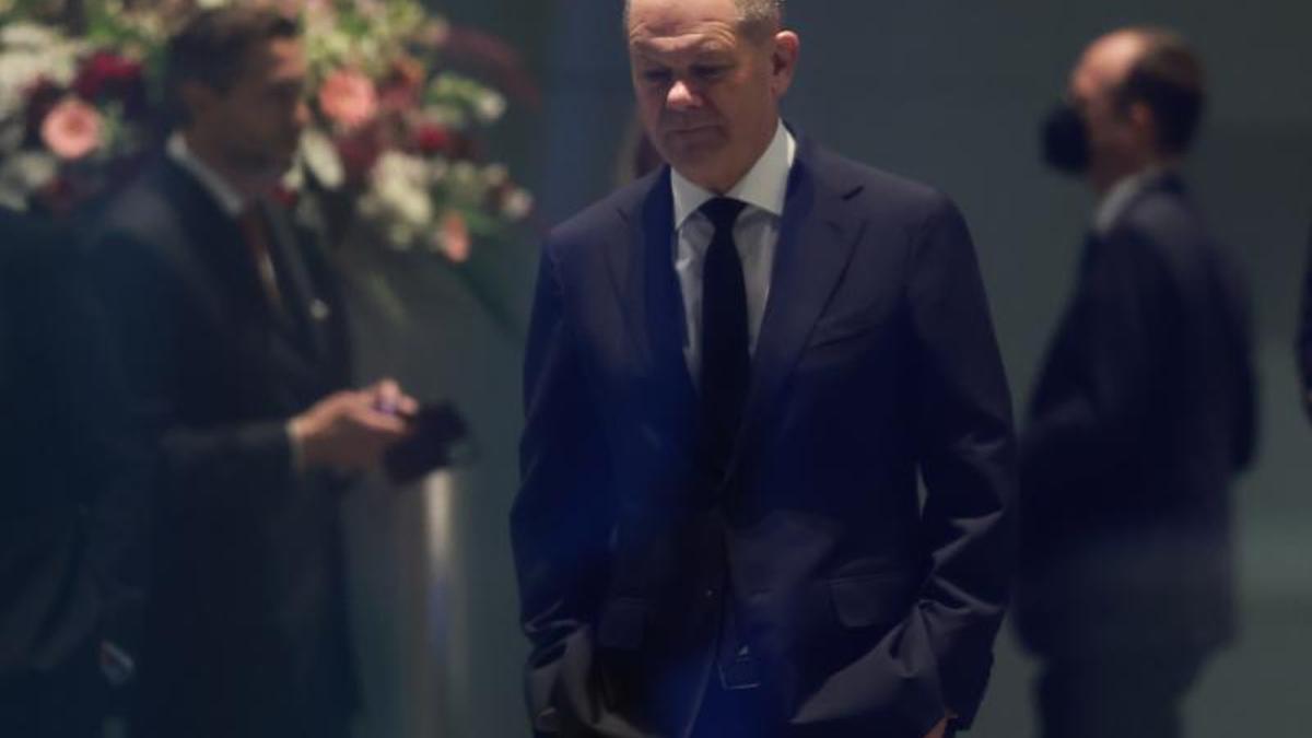 Olaf Scholz, canciller alemán, el pasado día 15 en el edificio de la Cancillería, en Berlín.