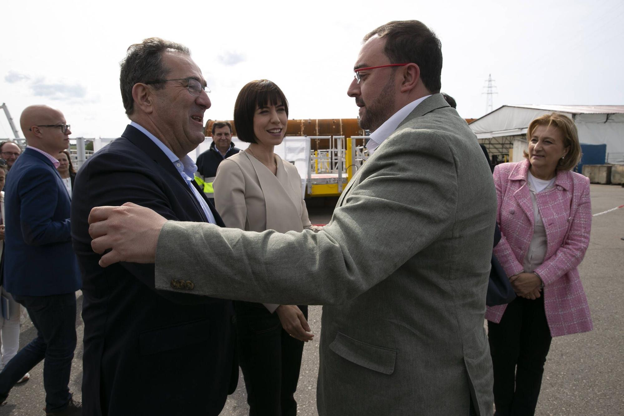 EN IMÁGENES: La visita de la ministra de Ciencia a Avilés