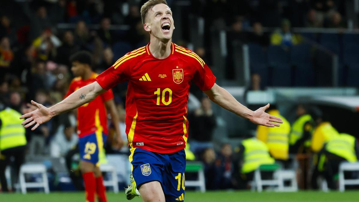 ¡Volvió el mejor Dani Olmo! 'Ojito' a cómo cocinó su gol ante Brasil...