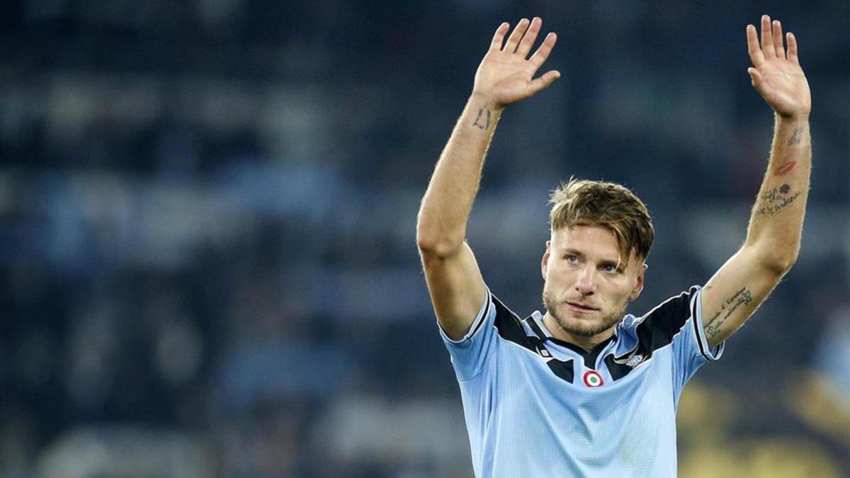 Immobile, delantero de la Lazio en una imagen de archivo