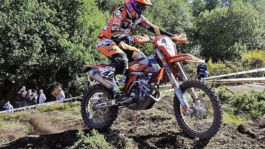 Laia Sanz, en el Enduro de Lalín de 2017. |  // BERNABÉ/JAVIER LALÍN