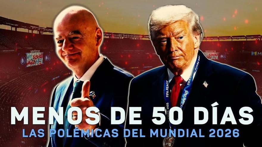 Menos de 50 días para el Mundial 2026: un torneo rodeado de polémicas