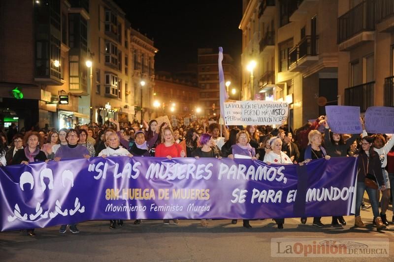 Manifestación por el Día de la Mujer en Murcia