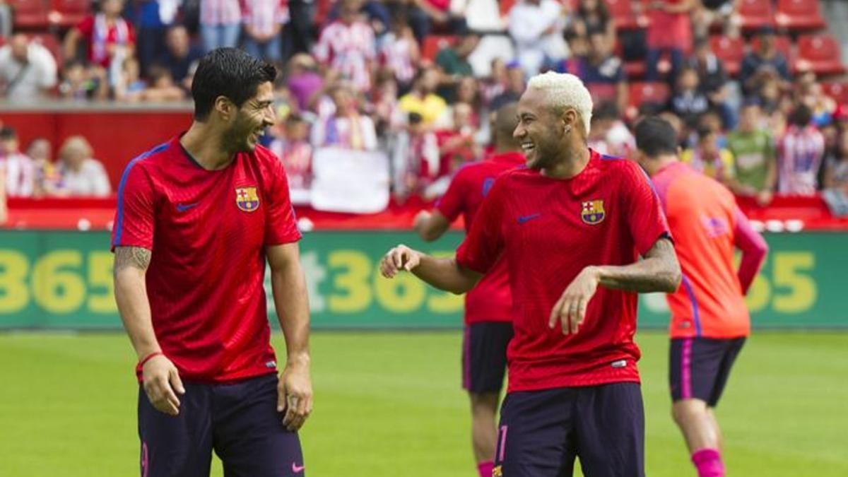 Luis Suárez y Neymar esperan seguir disfrutar juntos en el Barça