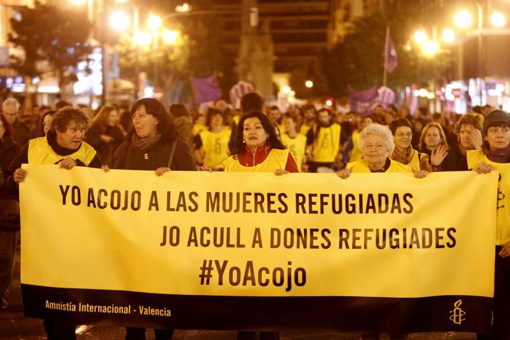 Manifestación del Día de la Mujer en Valencia