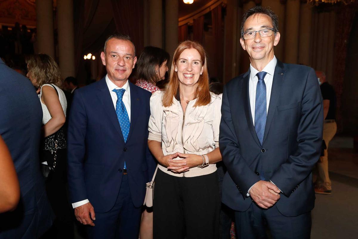 Walter Álvarez, Gloria Rodríguez y Pedro Oterto Walter Álvarez, Gloria Rodríguez y Pedro Oterto