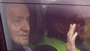 El rei emèrit s’acomiada de Galícia sense arribar a competir però amb la il·lusió de tornar al juny