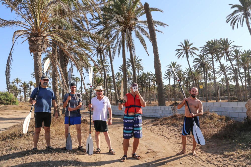 Protesta contra el muro de Ferrís en Torrevieja