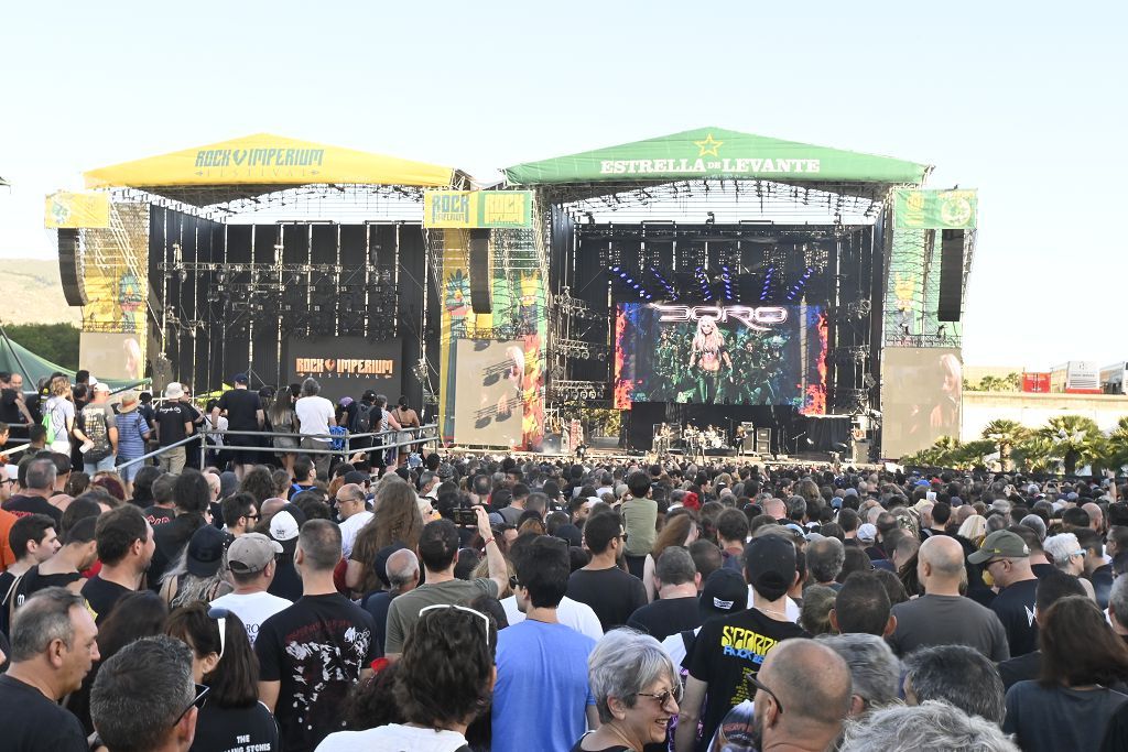 Ambiente de la segunda jornada del Rock Imperium Festival en Cartagena