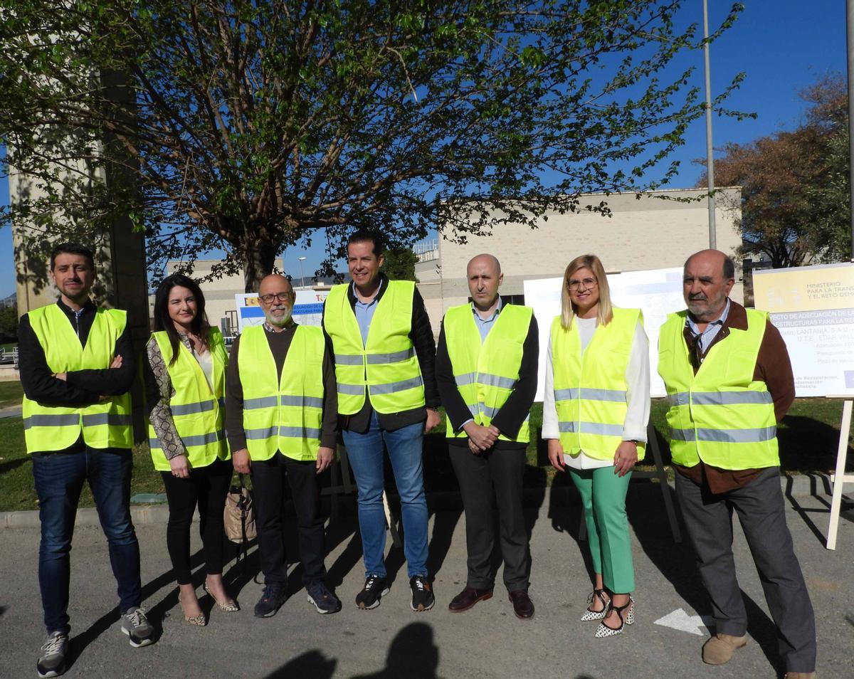 Los alcaldes de Elda, Petrer y Monóvar junto a