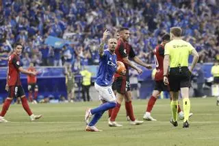 EN IMÁGENES: Así se vivió en el Carlos Tartiere la final del play-off entre el Real Oviedo y el Mirandés