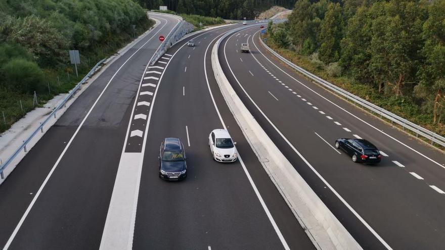 Un tramo de la Autovía do Morrazo.// Santos Álvarez