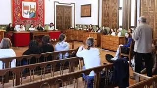 Estudiantes francesas practican el castellano en Zamora