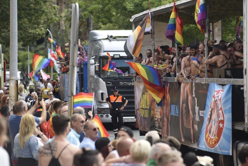 Miles de personas participaron este sábado en el acto central del Pride 2018