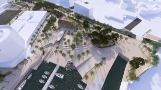 La vela del Mistral tendrá su sitio en Cartagena en la nueva fachada marítima de Santa Lucía