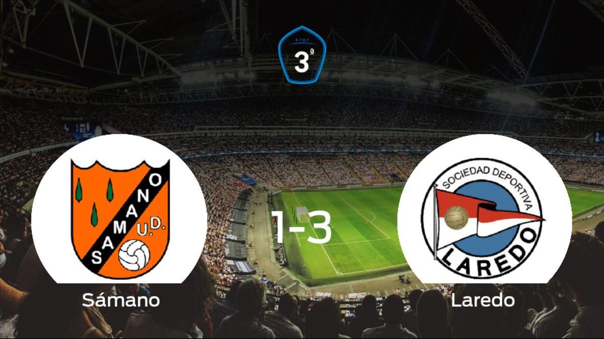 El Laredo consigue los tres puntos después de ganar 1-3 al Sámano