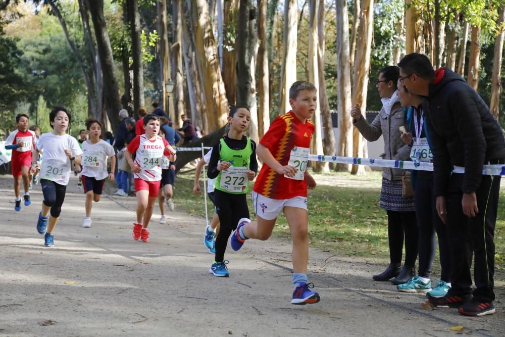 Más de 1.100 jóvenes atletas desafían a las bajas temperaturas para participar en la tradicional carrera de cross escolar.