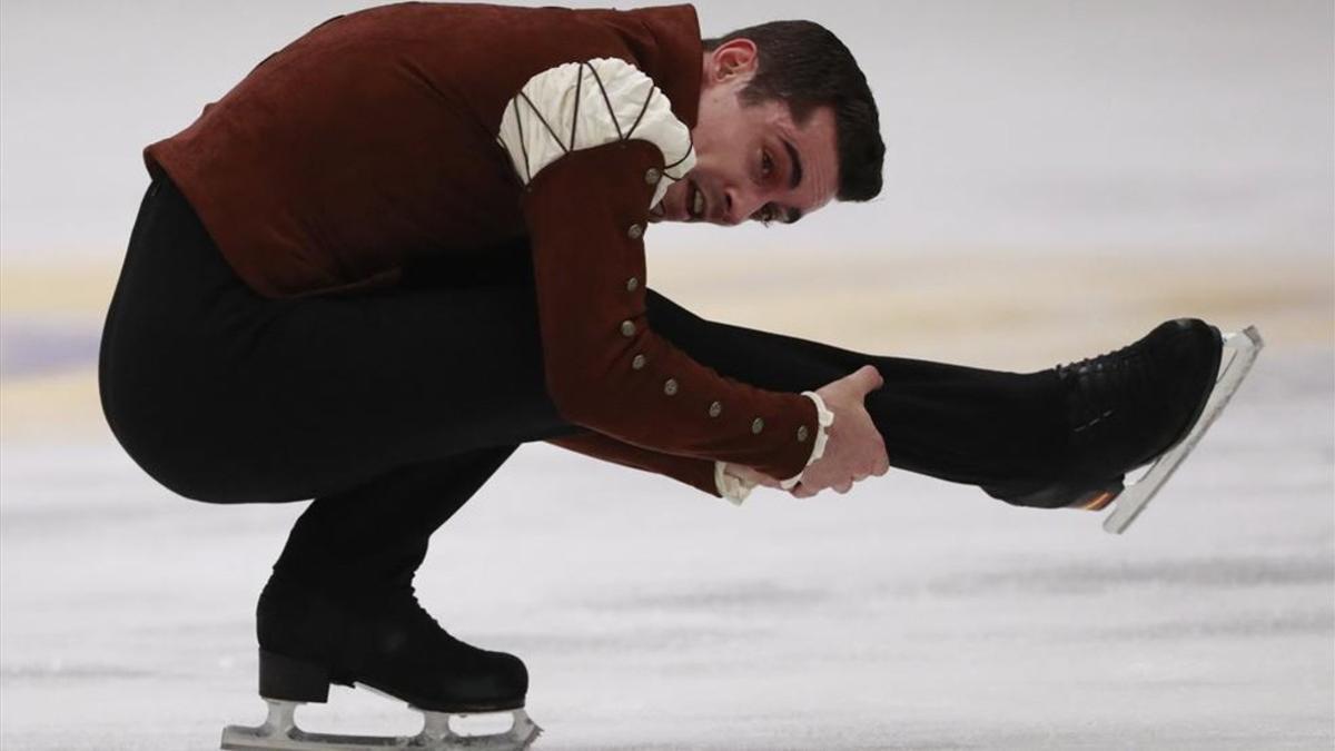 Javier Fernández, doble campeón del mundo, sin suerte en China