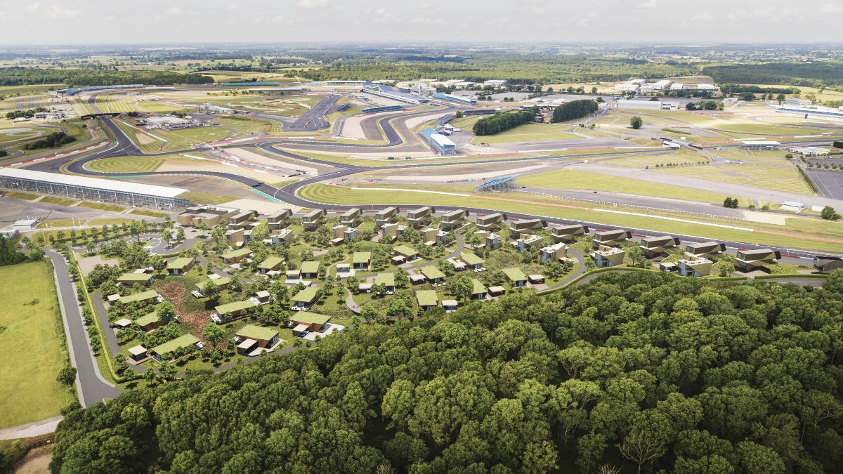 Silverstone, villas de lujo a pie de pista del circuito británico de Fórmula 1