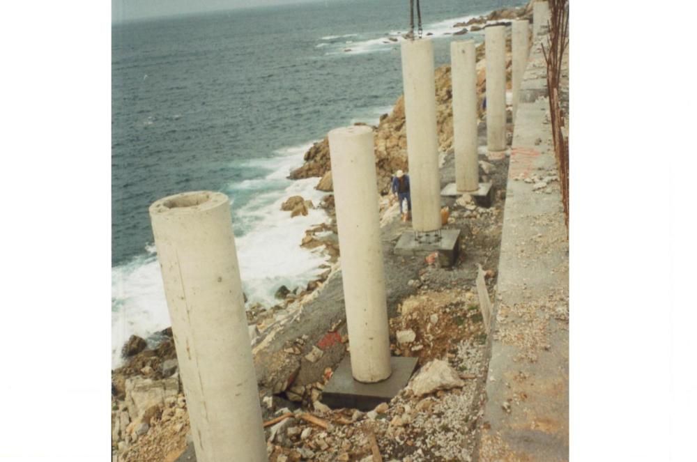 El antes y el después del paseo marítimo de A Coruña