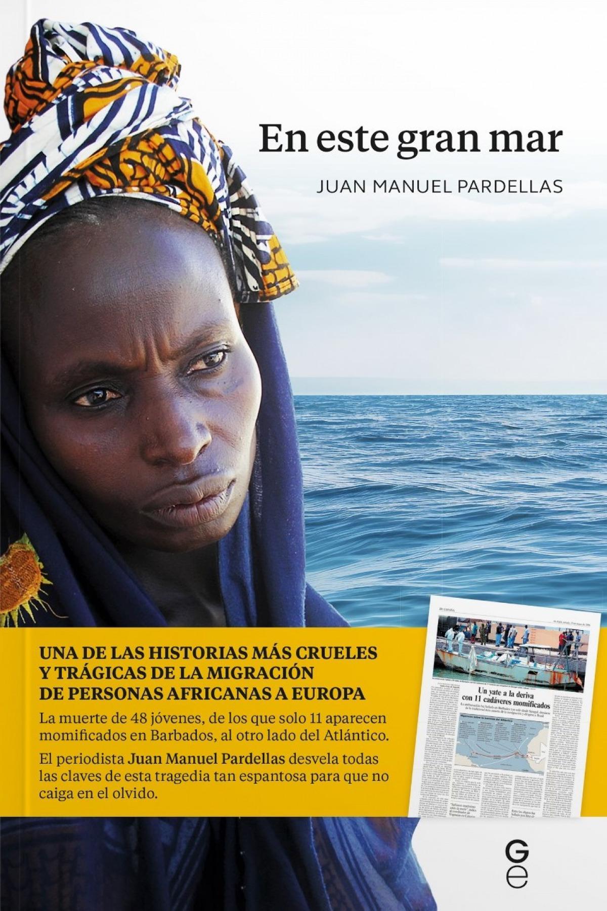 Portada del libro 'En este gran mar', del periodista Juan Manuel Pardellas