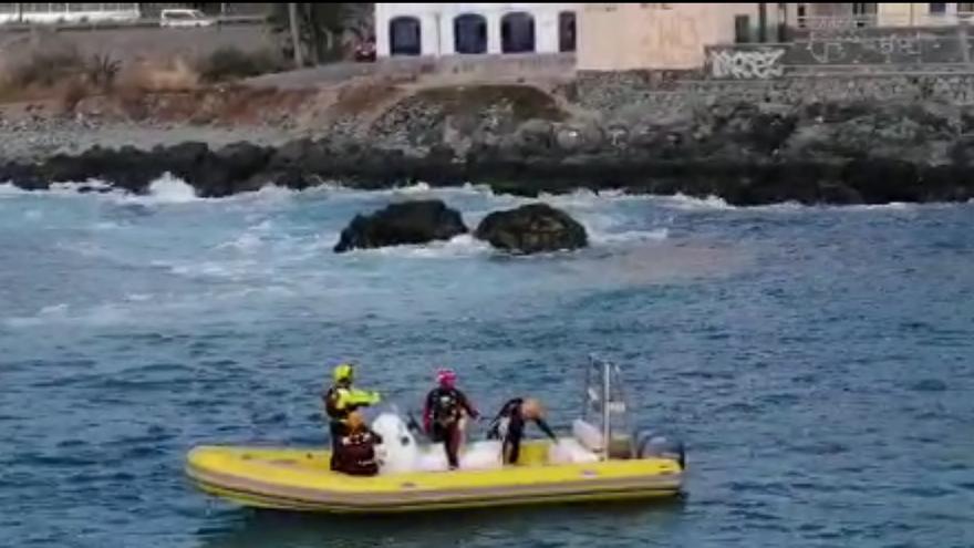 Bomberos al rescate acuático