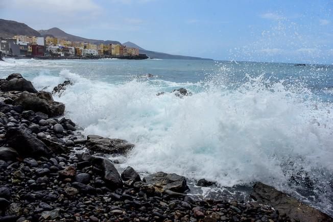 Pleamar en la zona norte de Gran Canaria