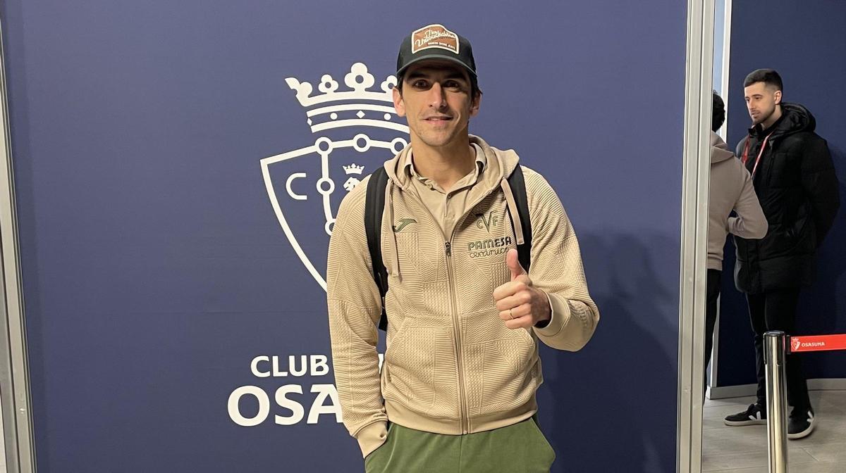 Gerard Moreno atendió a 'Mediterráneo' en el estadio El Sadar tras anotar los dos goles del Villarreal a Osasuna.