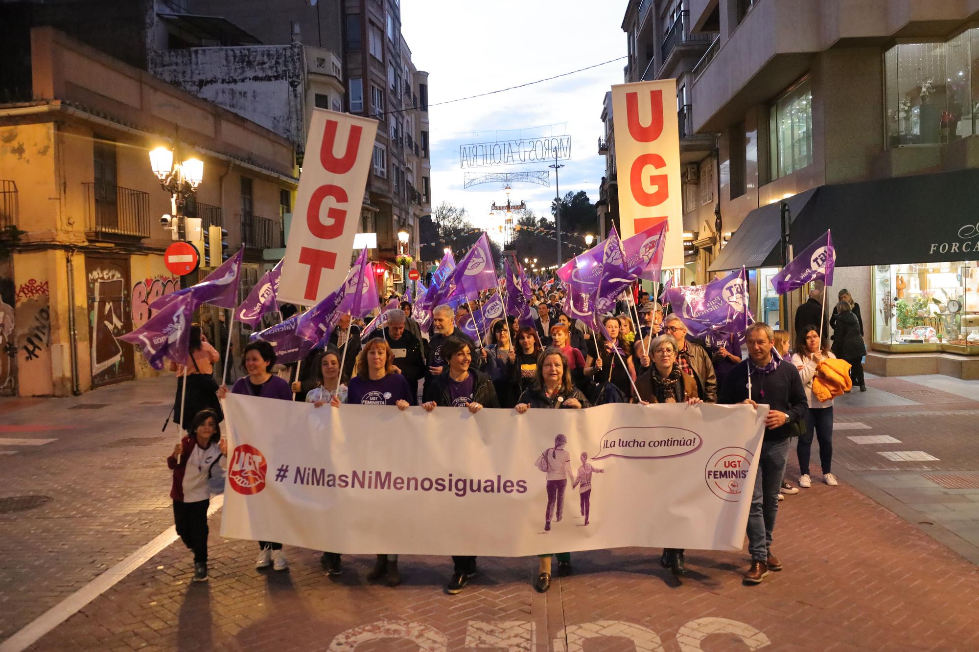 Las mejores imágenes de la manifestación del 8-M en Castellón