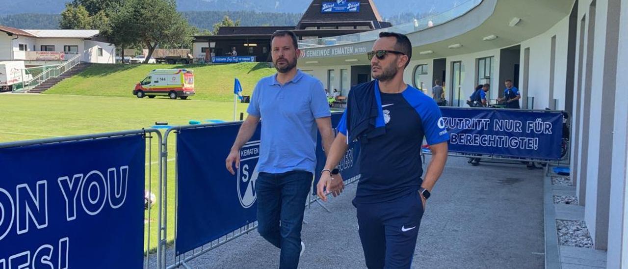 Pablo Ortells y Sergio Marty, durante su estancia en Austria.