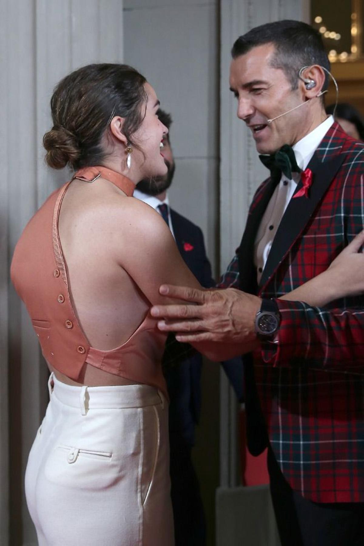 Amaia Romero y Jesús Vázquez en la gala 'People in Red'