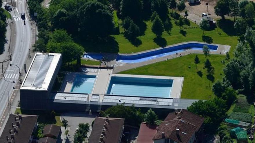 Imatge de la piscina municipal d&#039;Olot.